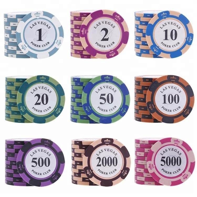 14g Two Tone Monte Carlo Poker Chips