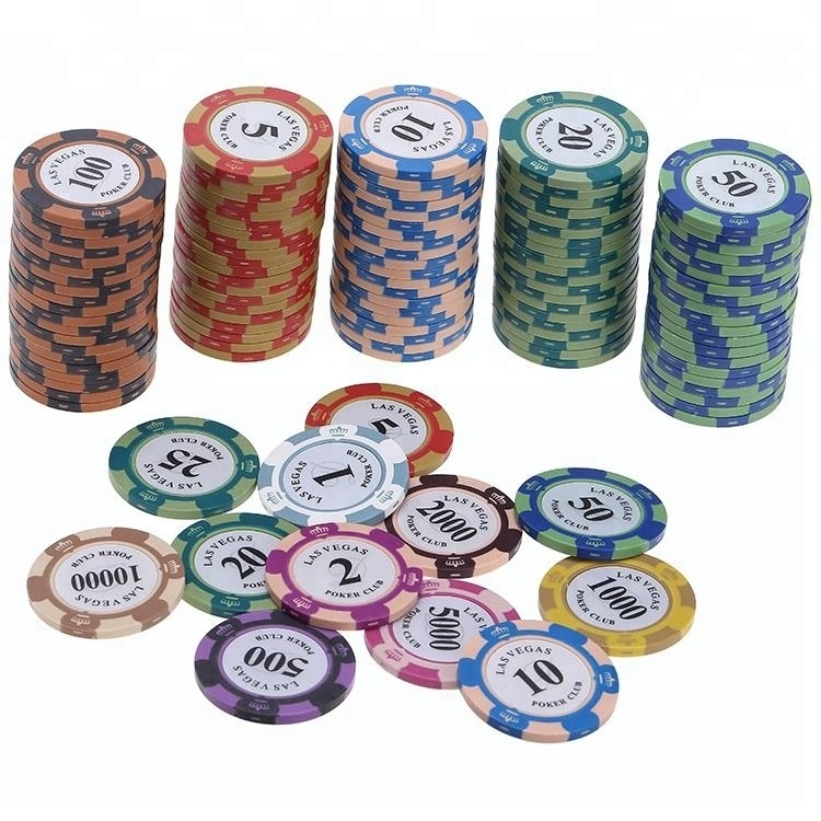 14g Two Tone Monte Carlo Poker Chips