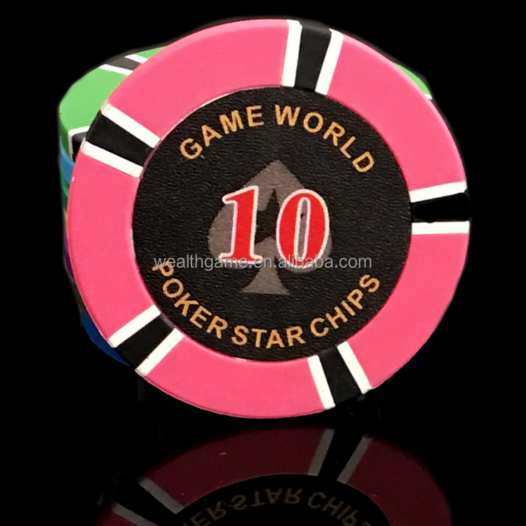 14g Three Tone Poker Stars Clay Poker Chip