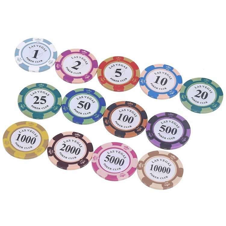 14g Two Tone Monte Carlo Poker Chips