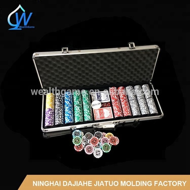 500pcs 13.5G Clay Poker Chip Set