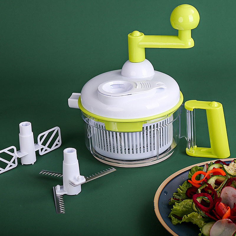 Hand Shake Manual Multi-function Food Processor with 3 Gears