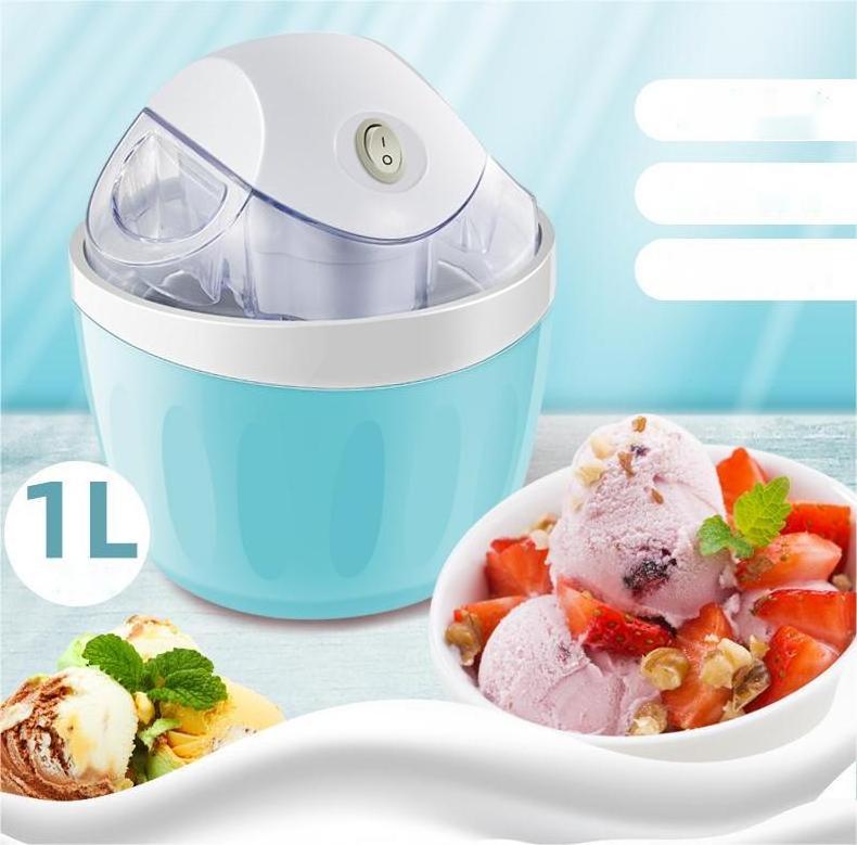 Small 2-In-1 Salad And Ice Cream Maker Machine Diy Soft Fuits Ice Cream Maker For Home Use