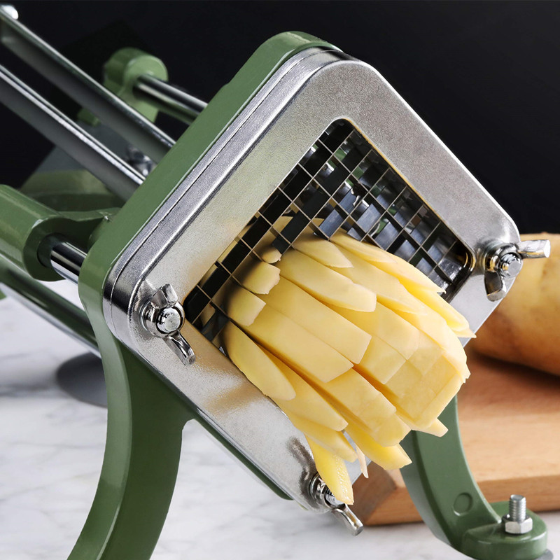 Kitchen Aluminium Alloy Commercial Grade Manual Potato Slicer 3/8