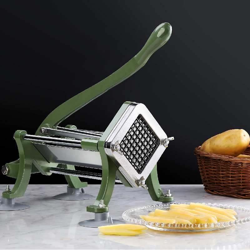 Kitchen Aluminium Alloy Commercial Grade Manual Potato Slicer 3/8