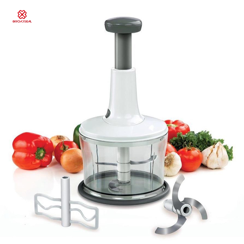 One-Touch Food Processor 5 Times Manual Hand Held Chopper Salad Spinner Cortador De Verduras Hand Press Vegetable Chopper