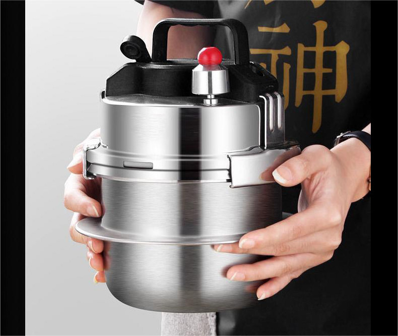 1.4L Pressure Cooker Outdoor Camping Small 2L Stainless Steel Cookware Industrial Pressure Cooker