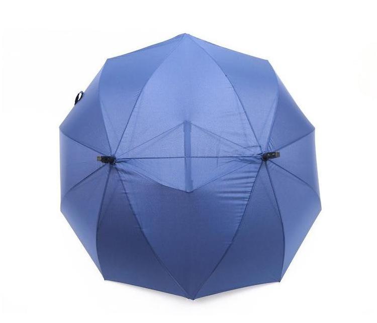 Double Shaft Umbrella Two-person Sombrillas Double Canopy for Two Lover's Umbrella