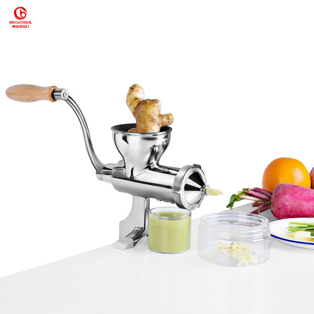 304 Stainless Steel Manual Vegetable And Fruit Household Hand-cranked Juicer Wheatgrass Juicer