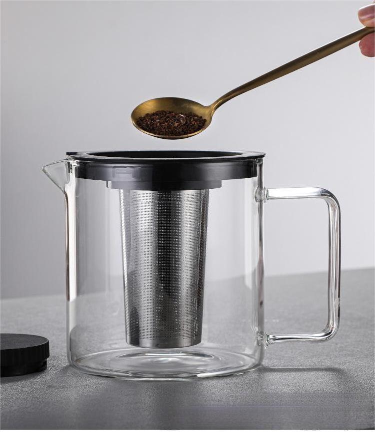 Household Iced Cold Brew Coffee Maker Kettle Coffee Maker Glass Cold Brew Coffee Pot Filter Dripper Maker