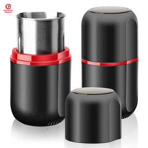 Mini portable Large Capacity Stainless Steel Electronic Automatic Electric Maker Beans Herbs Nuts Mill Coffee Grinder