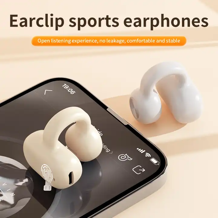 Z28 Wireless Ear Clip Earphones Single-Ear Headset with Wireless Business Ear-Friendly Earphones Tws Earbuds