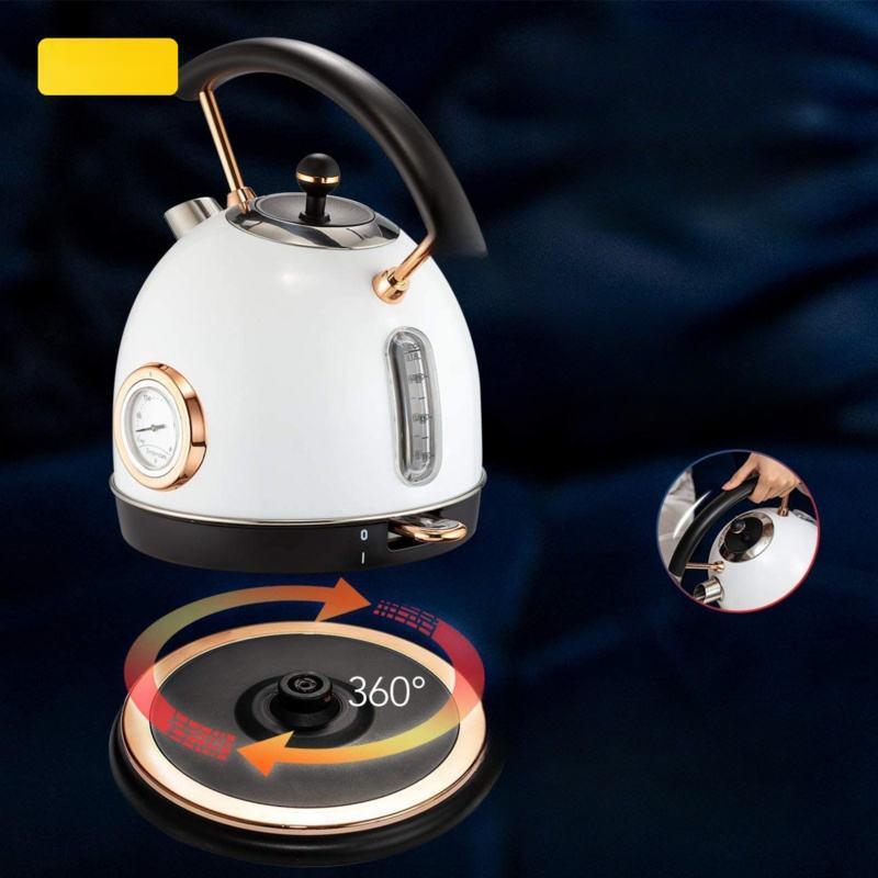 1.8L 304 Stainless Electric Kettle with Water Temperature Control Meter Household Quick Heating Electric Boiling Tea Pot Coffee