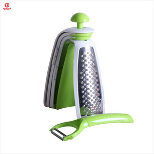 Professional Multi-function Kitchen Gadgets Rotating Vegetable Cutter Manual Cheese Shredder Butter Grater