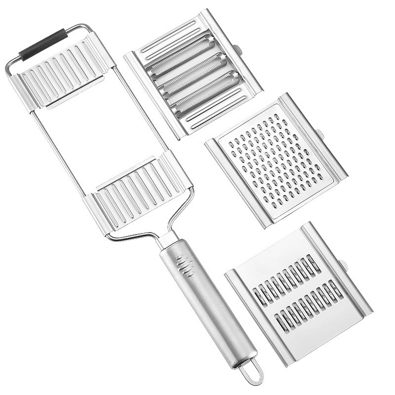 Multifunctional Vegetable Slicer Stainless Steel Cheese Grater for Kitchen Hand-held Shredder Cutter Grater Slicer