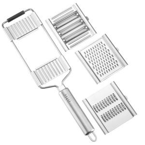 Multifunctional Vegetable Slicer Stainless Steel Cheese Grater for Kitchen Hand-held Shredder Cutter Grater Slicer