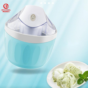 Small 2-In-1 Salad And Ice Cream Maker Machine Diy Soft Fuits Ice Cream Maker For Home Use