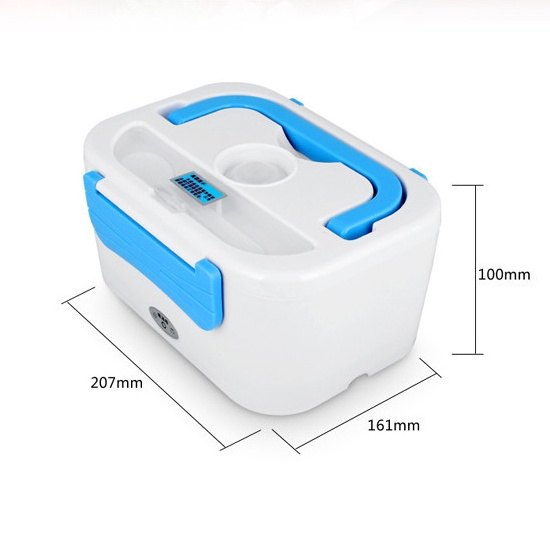 NEW Arrival Portable 12V Car Adapter Electric Lunch Box Heated Compact Bento Food Warmer Container