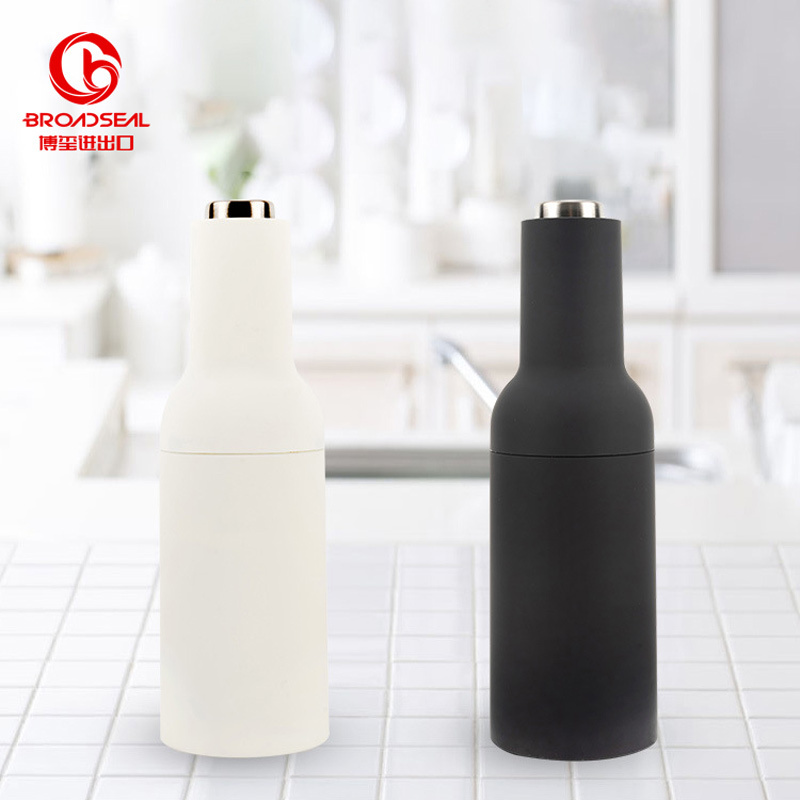 Electric Pepper Mill Stainless Steel Batteries Operated Electric Gravity Salt Pepper Grinder