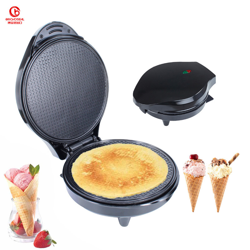 Household 220V Automatic Egg Roll Electric Ice Cream Mini Waffle Cone Maker