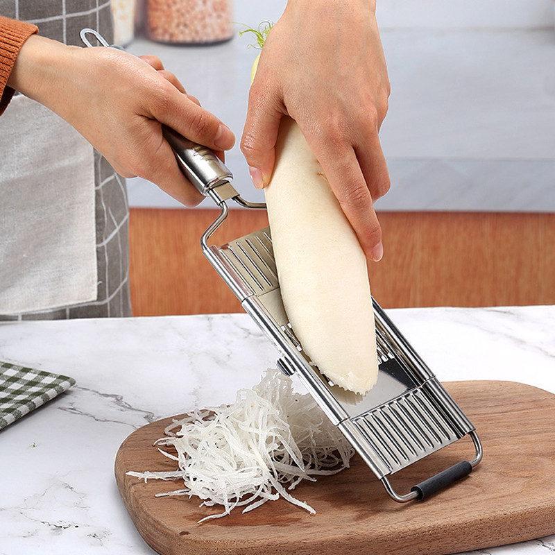 Multifunctional Vegetable Slicer Stainless Steel Cheese Grater for Kitchen Hand-held Shredder Cutter Grater Slicer