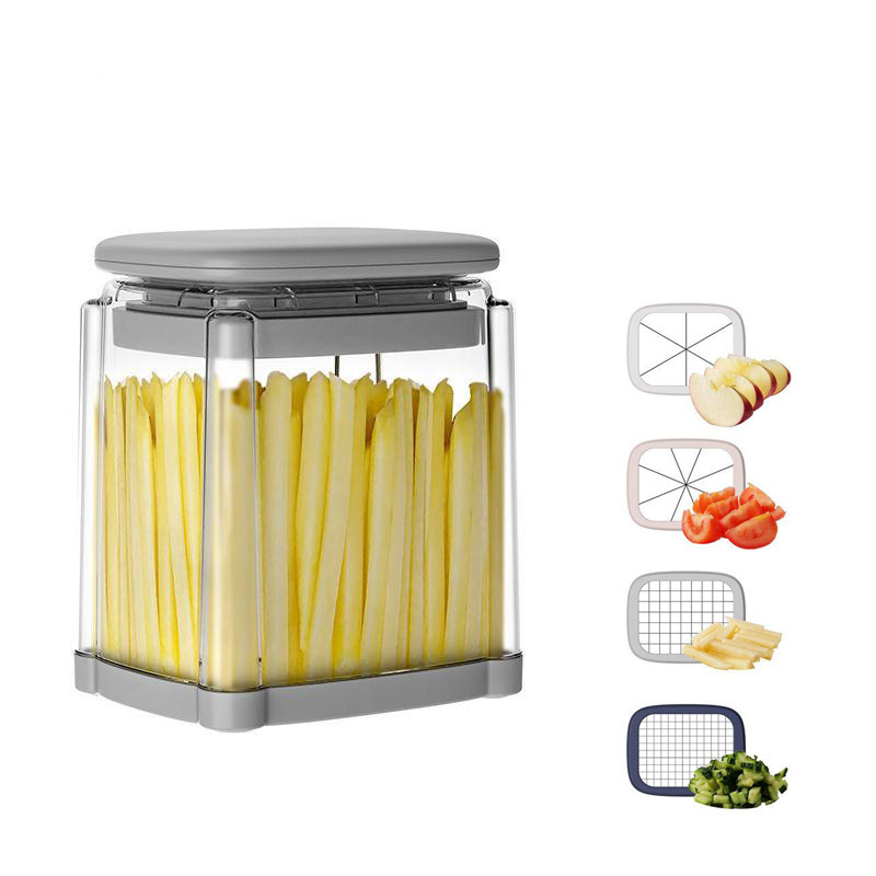 Multifunctional Manual Kitchen French Fries Potato Chips Cutter Slicer Chopper Vegetable Tool Cutter Fruit Salad Cutter