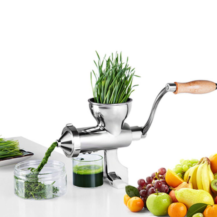 304 Stainless Steel Manual Vegetable And Fruit Household Hand-cranked Juicer Wheatgrass Juicer