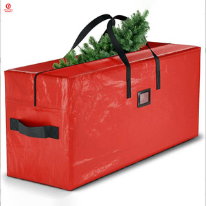 Xmas Storage Container Dustproof Waterproof Oxford Zippered Bag with Carry Handles Large Christmas Tree Storage Bag