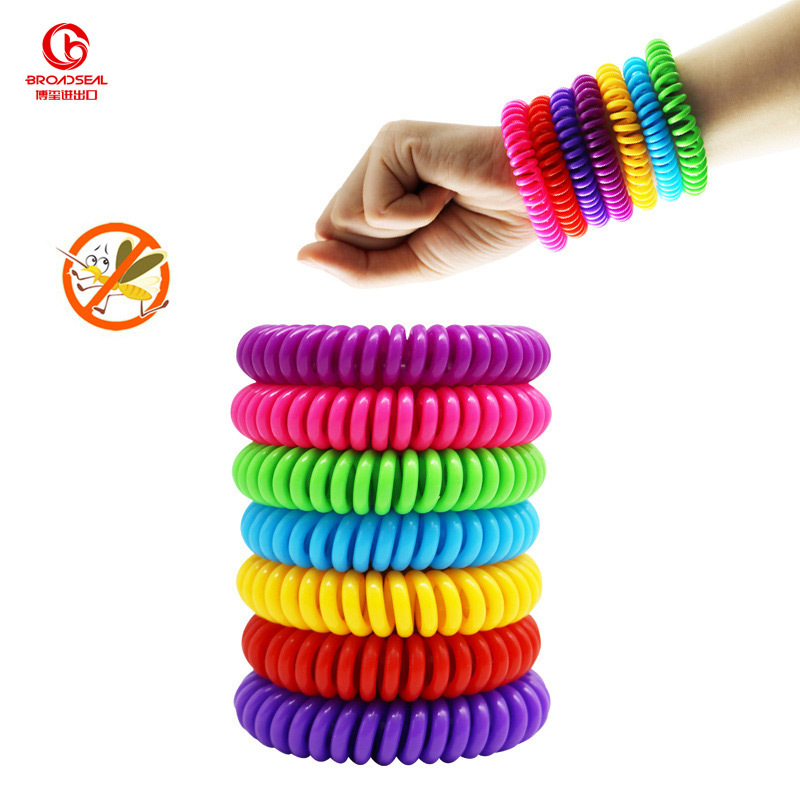 Custom EVA Natural Mosquito Repellent Bracelet Coil Eucalyptus Citronella Oil Safe to Baby Skin