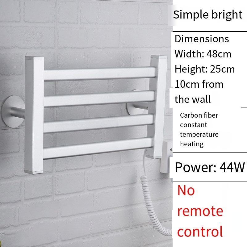 Intelligent Bath Bathroom Towel Drying heated Wall Mounted Towel Dryer Electric Towel Warmer Rack