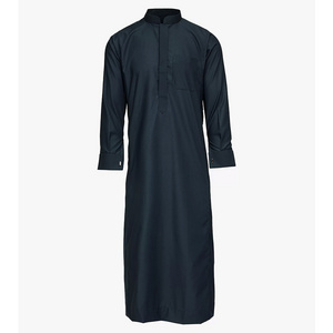 Wholesale Arabic Traditional Muslim Thobes 2024 Islamic Moroccan Caftanes Qamis Daffah Jubba Thobe High Quality Arab Clothing