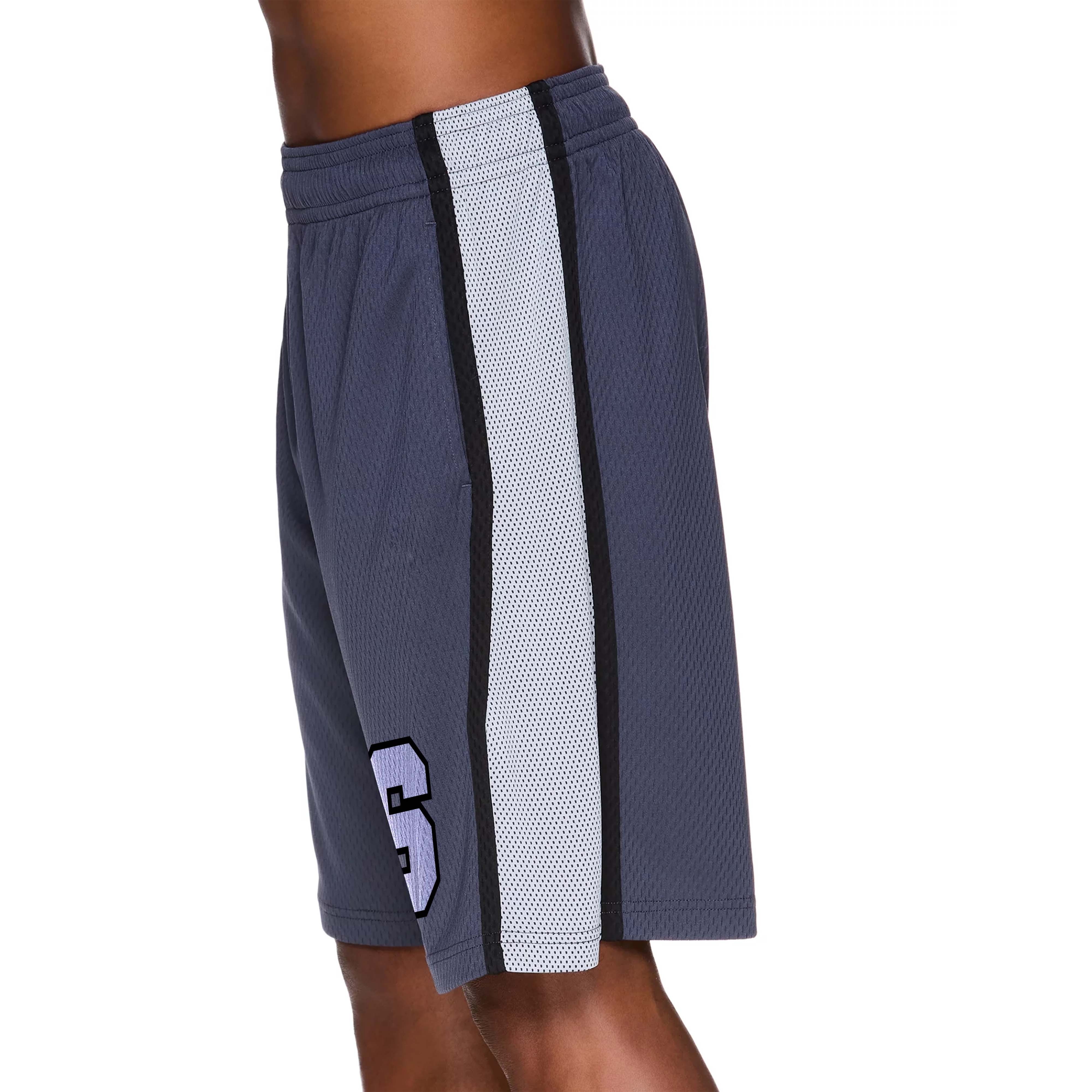 Classic Printed Blank Shiny Customable Men's Embroidery Basketball shorts with pockets Cheap Low Price