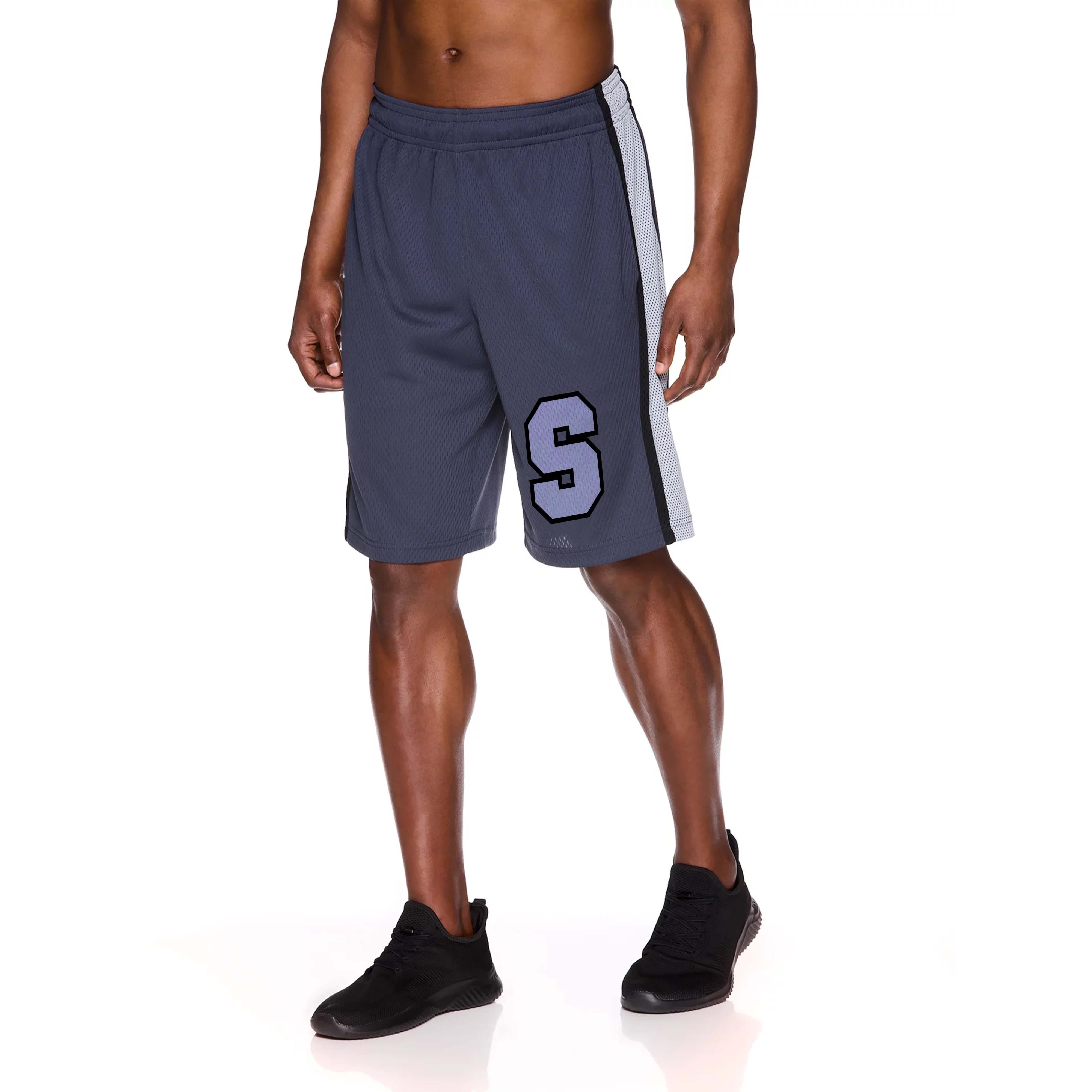 Classic Printed Blank Shiny Customable Men's Embroidery Basketball shorts with pockets Cheap Low Price