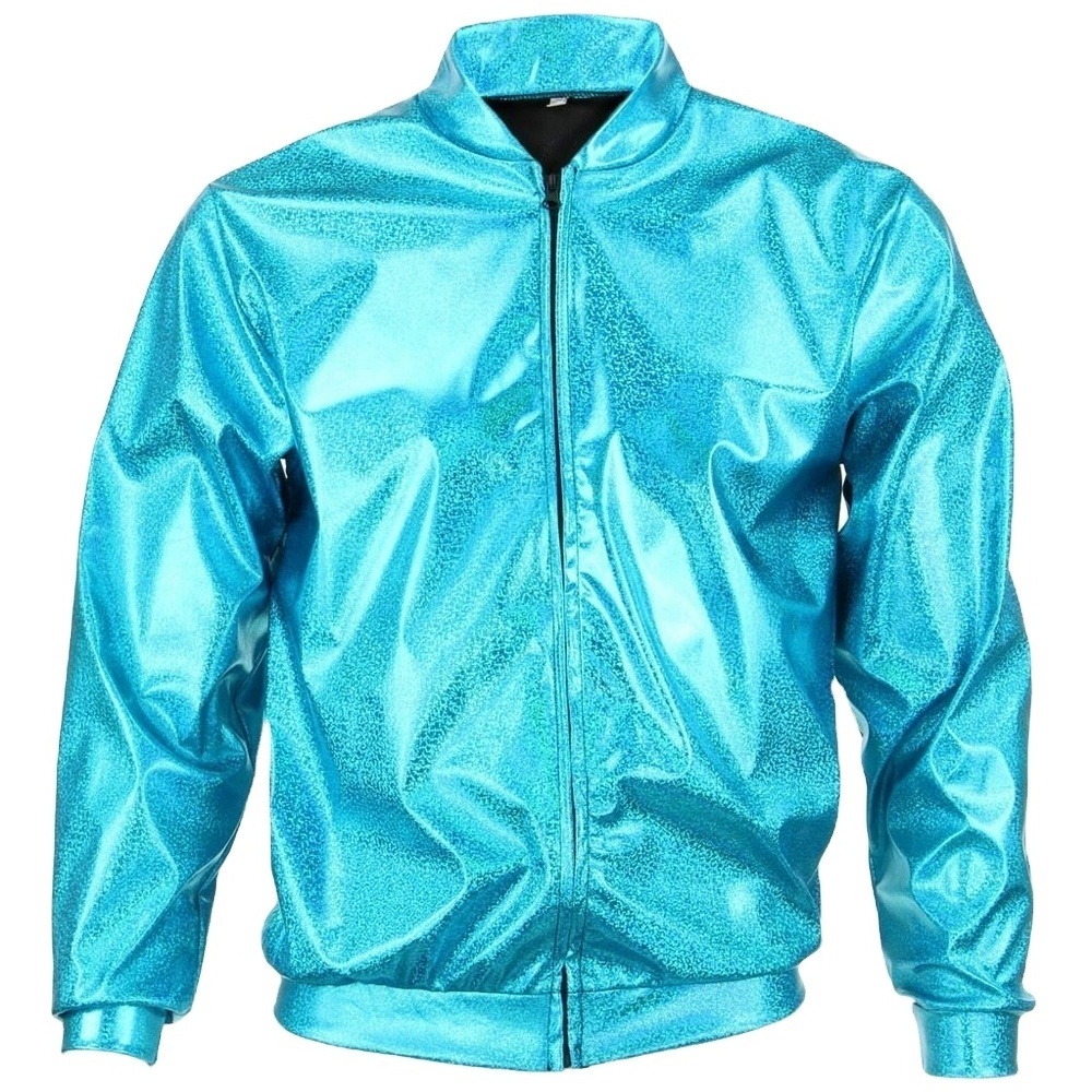 OEM Service Mens Custom Satin Embroidered Baseball Bomber Jacket Satin varsity jacket