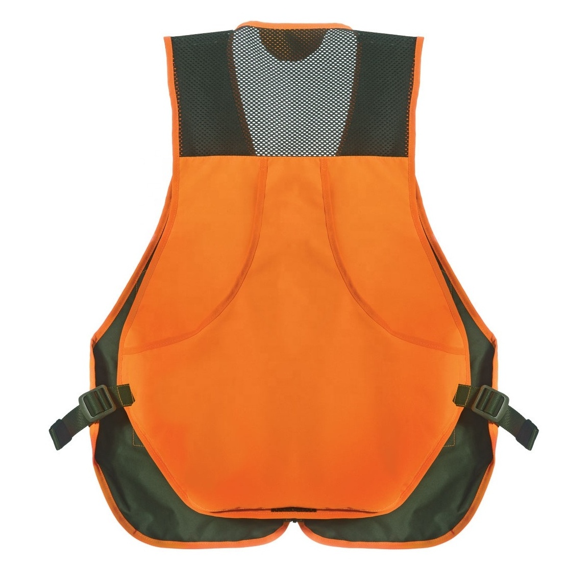 Orange Brown Light And Breathable Fabric Hunting Vest Cartridge Holder Front Pocket Hunting Upland Vest