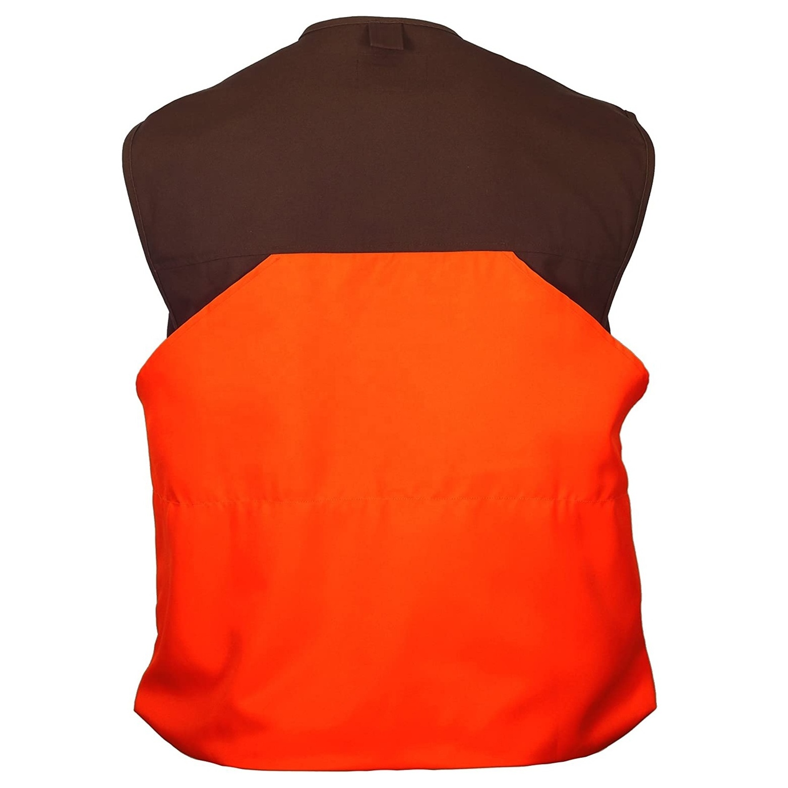 Adult Unisex Upland Front Loading Vest Large Front Dump Pocket Orange Upland Hunting Vest Durable Fabric Hunting Vest