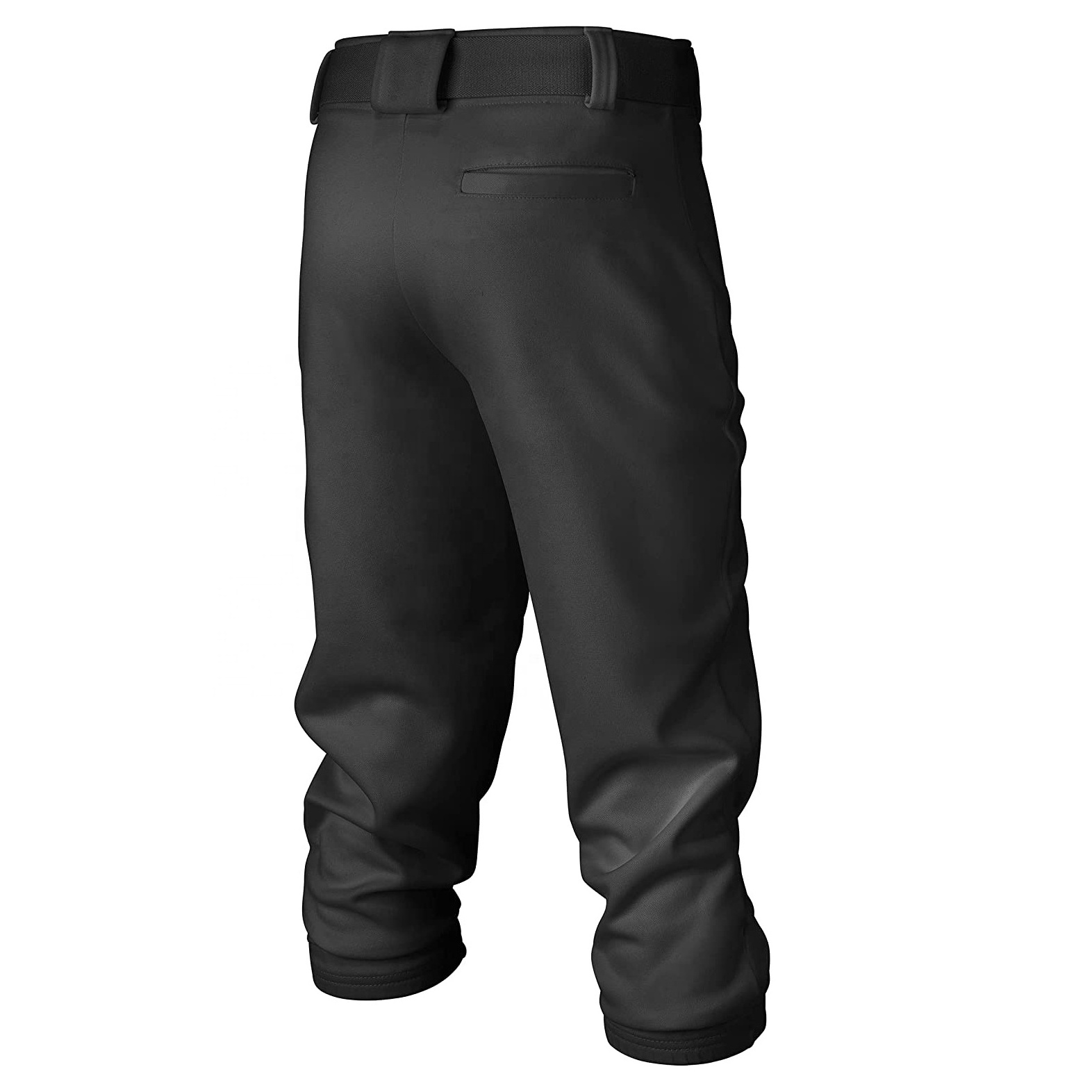 Black Colors Baseball Short Adult Pant Custom Own Design Logo Baseball Pants with Comfortable High-Performance