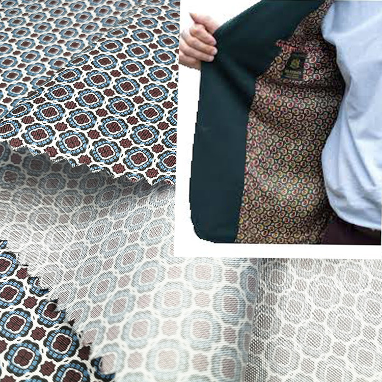 printed lining fabric for jacket