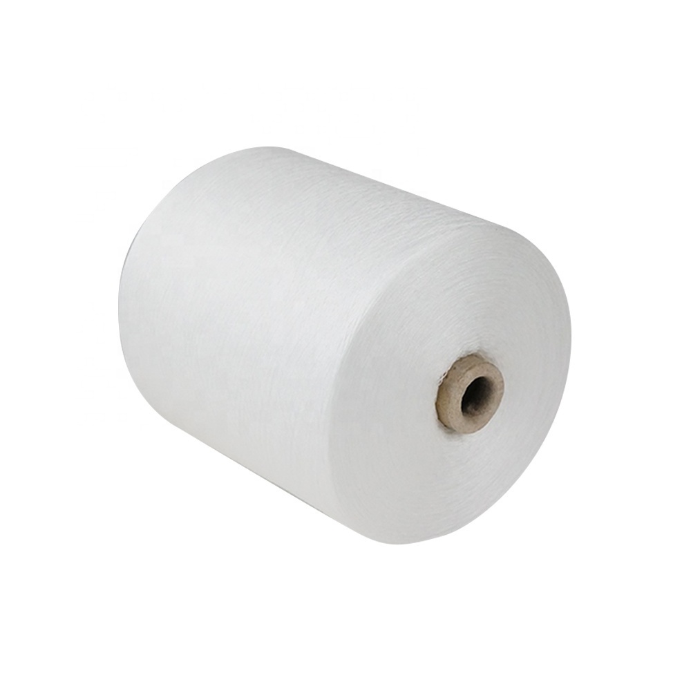 Factory Price Cheap 100% Polyester Spun Close virgin yarn 20/1 30/1 40/1 50/1 60/1