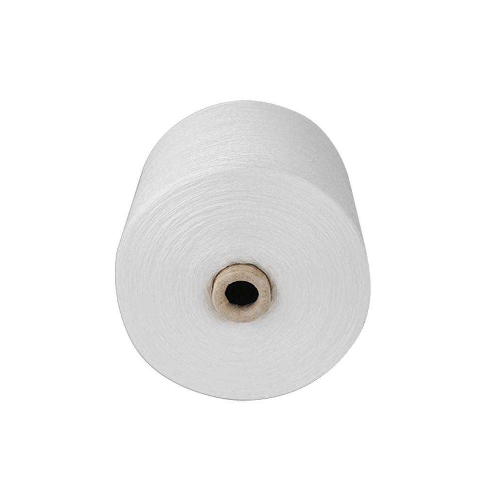 Factory Price Cheap 100% Polyester Spun Close virgin yarn 20/1 30/1 40/1 50/1 60/1