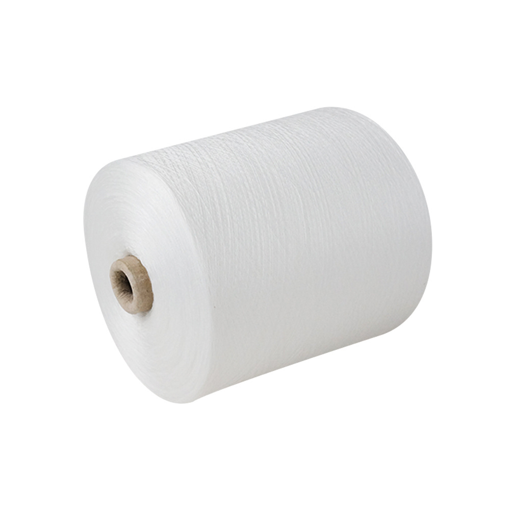 Factory Price Cheap 100% Polyester Spun Close virgin yarn 20/1 30/1 40/1 50/1 60/1