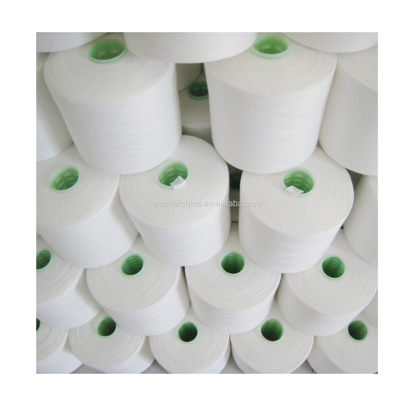 Factory Price Cheap 100% Polyester Spun Close virgin yarn 20/1 30/1 40/1 50/1 60/1