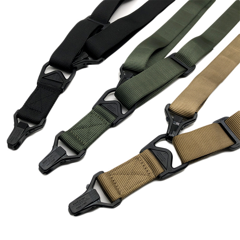 Custom Outdoor Tactical Hunting Accessories Adjustable Strap Nylon black tactical sling