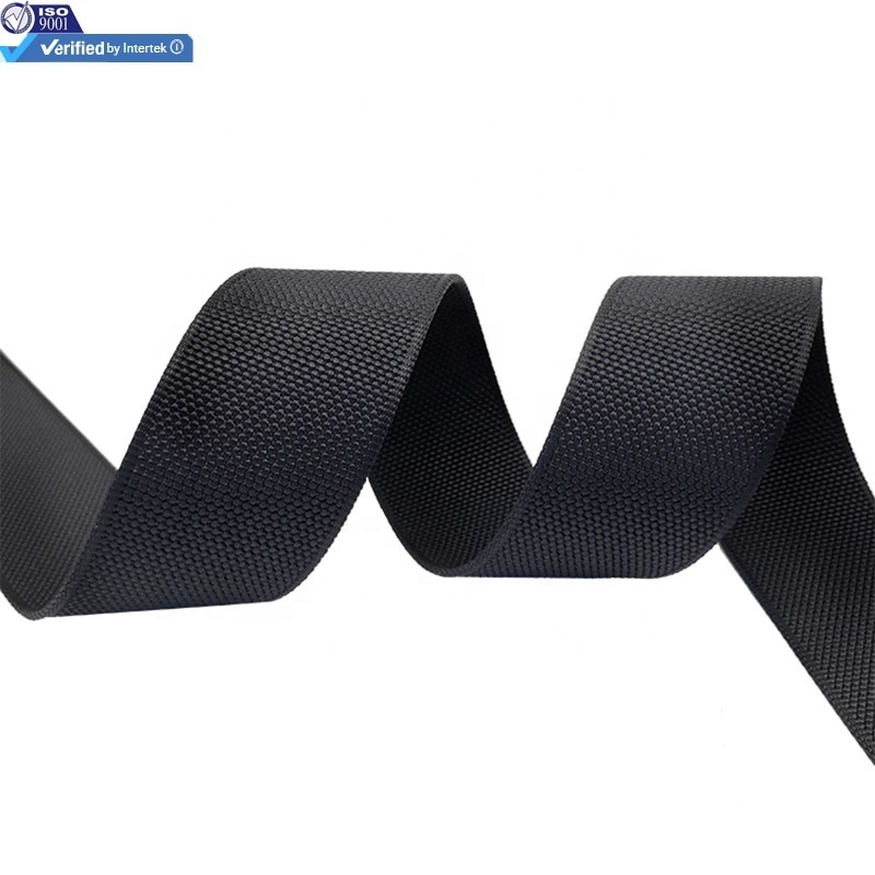 WEAVER ISO verified supplier black nylon furniture straps woven nylon straps 2 inch webbing nylon