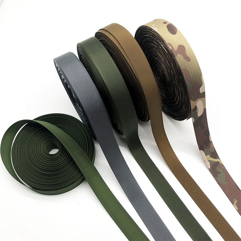 Custom multicolor Black Polyester/Nylon Bias Tape binding tape for Clothes Twill Webbing Manufacturer Heavy duty