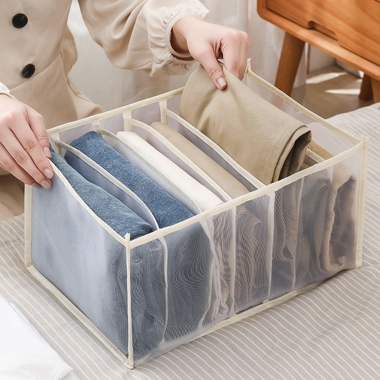 WeaveWin  sturdy jean organizer drawer clothes storage organizer