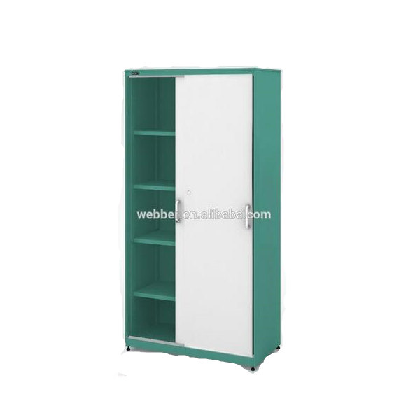 New Design Sliding 2-door office file cabinet with Handle and Lock