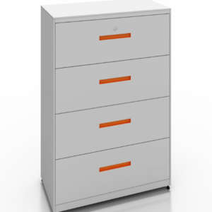 Modern Hot Sell Metal Lateral 4-Drawer Filing Storage Cabinet for Office