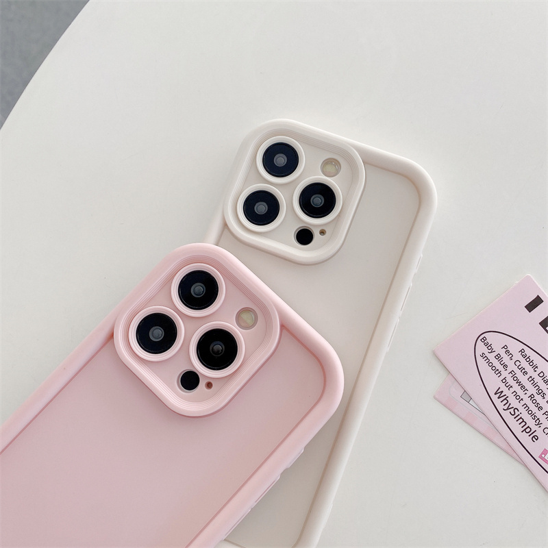 Shockproof Solid Color Silicone Mobile Phone Case For iPhone 15 Pro Max 14 13 12 11 Xs Xr Xs Max 7 8 Plus Soft TPU Shell Cases