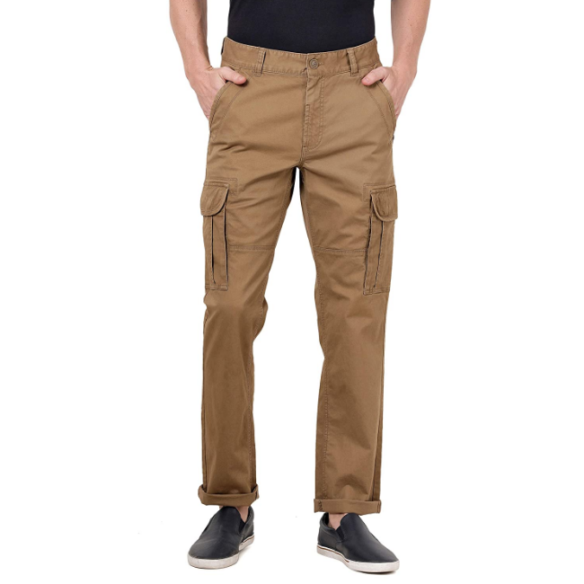 New Style Men Cargo Pant Fabric 100% Cotton Wholesale Price OEM Service Cargo Pants Multiple Pockets Trousers Men